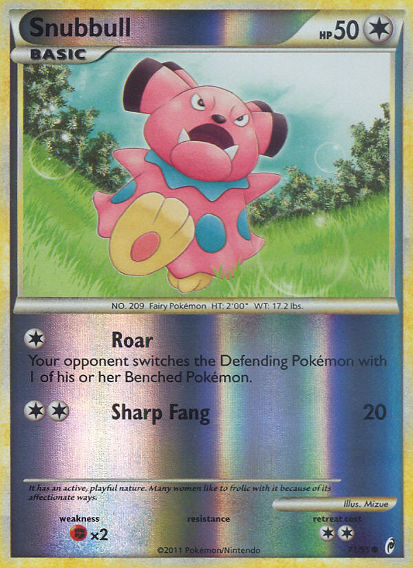 Call of Legends Snubbull #71/95 reverse holo